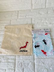 新品 未使用 日本土産 日本 限定 巾着 手ぬぐい