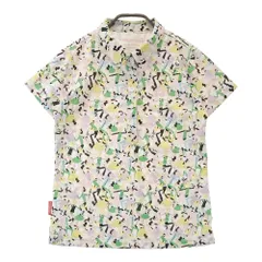 サイズ：M LE COQ GOLF ルコックゴルフ  半袖ポロシャツ 総柄 ホワイト系 [240101457287] ゴルフウェア レディース ストスト