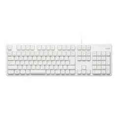 ★即日発送★エレコム キーボード 有線 メンブレン フルキーボード ホワイト TK-FCM104XWH