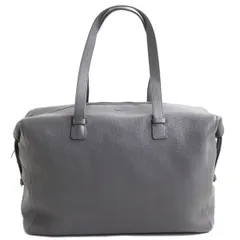 極美品●FURLA フルラ ICARO/イカロ レザーダッフルトートバッグ/ボストンバッグ グレー イタリア製 保存袋付き メンズのサムネイル