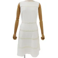 超美品 RALPH LAUREN ラルフローレン ワンピース ホワイト 白 レース 綺麗 サイズ2 レディース 298011 【中古】