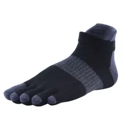 ☆ ブラック/チャコール ☆ M(24-26cm) ☆ アールエル RｘL M-RACING SHORT JG MWS5003JG アールエル ソックス MWS5003JG 日本製 アールエルソックス RxL R×Lソックス RL 靴下 五本指ソックス