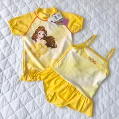ディズニー プリンセス ベル ラッシュガード & 水着 セット 100㎝