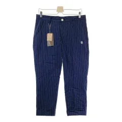 サイズ：M ROUGH&SWELL ラフアンドスウェル  パンツ シアサッカー  ネイビー系 [240101364614] ゴルフウェア メンズ ストスト