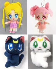 【中古】ぬいぐるみマスコット・ぬいぐるみバッジ 全4種セット カバンに付けられるぬいぐるみ～ナムコ Special style～ 「劇場版 美少女戦士セーラームーンCosmos」 ナムコ限定