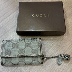 GUCCI　グッチ　キーケース　チャーム付き　【243442647】　MTA0107