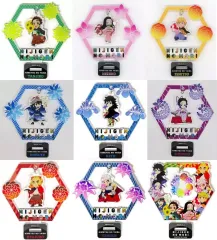 【中古】アクリルスタンド・アクリルパネル 全9種セット 「ニジゲンノモリ×鬼滅の刃 第ニ弾 ゆらゆらアクリルスタンド」