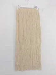 ◇ apart by lowrys ウエストゴム ロング タイト スカート サイズF ライトベージュ系 レディース P  【中古】 【1209150005975】