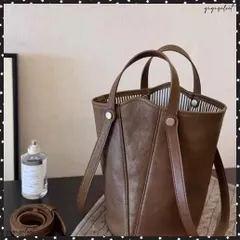 送料無料  レトロバケットバッグ巾着ポーチ2点セット ショルダーバッグ 3wayミニトートレディース 通学通勤 きれいめフェイクレザーバッグ 大人上品肩掛けバッグ 斜め掛け鞄 ハンドバッグ小さめ おしゃれカバン合皮 オフィスカジュアル