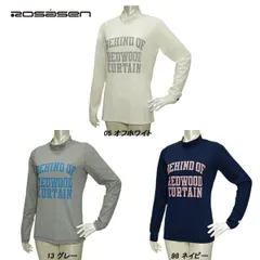 ロサーセン Rosasen レディース 春夏秋 吸水速乾 長袖 モックネック プルオーバー シャツ 045-27211ss