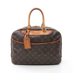 ルイ・ヴィトン LOUIS VUITTON ハンドバッグ ドーヴィル ボーリングヴァニティ モノグラム M47270 PVCコーティングキャンバス レザー ドーヴィル レディース Used C