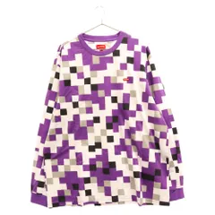 SUPREME (シュプリーム) 20AW Small Box Logo L S Tee Purple Digi