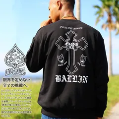 ACEFLAG ストリート系 トレーナー 長袖 裏パイル メンズ 黒 白 エースフラッグ スウェット 十字架 THUG LIFE サグライフ b系 ヒップホップ ファッション ダンス ブランド 服 AF-TL-SW-021 L XL 2XL 3XL 4XL