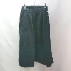 ◇ アメリカンホリック ウエストゴム コーデュロイ素材 ロング丈 フレア スカート サイズF ネイビー レディース E  【1304210002748】