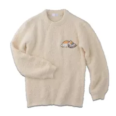 【中古】衣類 ニャンコ先生 サイズが選べるもこもこトップス イエロー Mサイズ 「一番くじONLINE 夏目友人帳 ぬくぬくSLEEPYニャンコ先生」 A賞