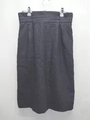 ◇ Θ green label relaxing UNITED ARROWS 膝下丈 タイト スカート サイズ40 ネイビー レディース E  【1503040001833】