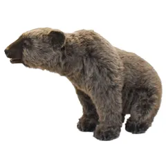 HANSA 灰色グマ68 H68(cm) 5627 クマ 熊 ベア ベアー テディベア ぬいぐるみ ハンサ 動物 犬 猫 鳥 うさぎ ペンギン アニマル 置物 人形 フィギュア 大きい 実物大 大型