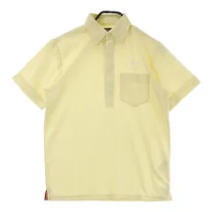 サイズ：M CALLAWAY キャロウェイ  半袖ポロシャツ ボタンダウン ストライプ柄 イエロー系 [240101330501]# ゴルフウェア メンズ ストスト