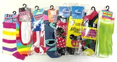 レディース　靴下　8足セット　キャラクター　ディズニー　柄 ミッキー　ミニー　スティッチ　まとめ売り