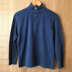 《キッズ》Polo by Ralph Lauren ポロ ラルフローレン ハーフジップ コットン ニット セーター サイズ M 10/12 古着 k24110190