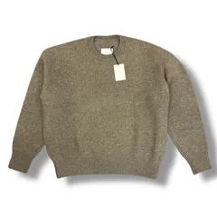 参考上代36300円 未使用品 stein EX Fine Lambs Crew Neck Knit LS ファインラムズ クルーネックニット セーター シュタイン ST.309 MOCHAのサムネイル