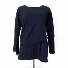 #wnc コムデギャルソン COMMEdesGARCONS カットソー 紺 変形 アシンメトリー レディース [927400]のサムネイル