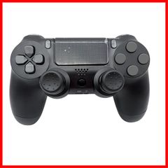 PS4 コントローラー用 PS5 親指グリップキャップ 可動域アップ ZOMTOP プレイステーション5コントローラ用 2つのパフォーマンスサムスティック(ブラック)