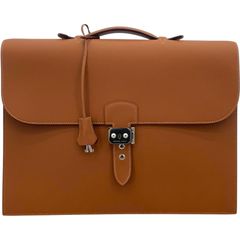 エルメス HERMES ショルダーストラップ ジグザグ ブラウン SV金具  