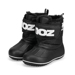 【新品】 [セレブル] moz モズ スノーブーツ キッズ 防水 ブーツ キッズ 男の子 女の子 ウィンターブーツ 防寒ブーツ ショートブーツ 8230 18.0cm BLACK（ブラック） 1