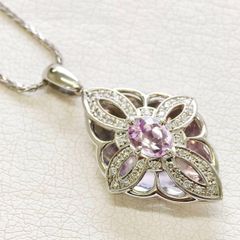 PT 天然クンツァイトペンダントトップ 6.27ct 9月の誕生石 新品 