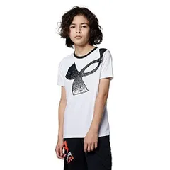 アンダーアーマー(UNDER ARMOUR) 半袖 グラフィックス テック スプラッター シンボル ボーイズ 1364226-100 ホワイト/ブラック YMD(140cm)