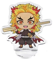 【中古】アクリルスタンド・アクリルパネル 煉獄杏寿郎 「鬼滅の刃 フォトきゃら お食事シリーズ ブラインドアクリルぷちスタンド」