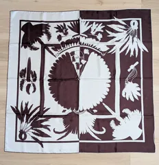 マ*マ様 超美品 HERMES エルメス BRAZIL カレ90 エルメス カレ90 BRAZIL ブラジル スカーフ シルク YZ064516