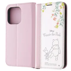【即日発送】Pro 15 ケース ディズニー iPhone 手帳型 レザーケース イングレム Noble プーとピグレット_ノート風