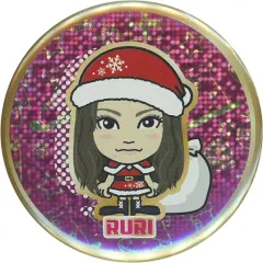 【中古】バッジ・ピンズ(女性) 川本璃(Happiness) プチキャラ缶バッジ Xmas 2018 ver. EXILE TRIBE STATION オンラインカプセル