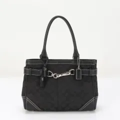 極美品 COACH ハンドバッグ シグネチャー ブラック キャンバス 8K06 2026年最新】coach コーチ 8k06の人気アイテム - メルカリ