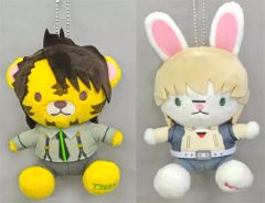 [중고]키홀더 마스코트(캐릭터) 츠모키·T·토라토루&버나비·브룩스 Jr. 봉제인형 키체인 세트 [극장판 TIGER & BUNNY -The Rising-]