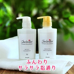 シーブリエ モイスト シャンプー スムース トリートメント 380ｍｌ ボトル セット shebriller   5015543-m-s
