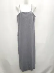 ◇ select MOCA セレクトモカ リブニット ロング キャミソールワンピース サイズL グレー系 レディース P  【1406240049363】のサムネイル