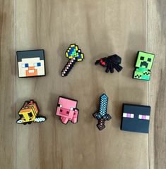 新品⭐︎マインクラフト　シビッツ　クロックスチャーム　マイクラ　カスタマイズ　8個
