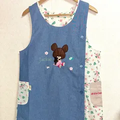 早い者勝ち 売切れごめんなさい ★*ﾟくまのがっこう ルルロロ ジャッキー エプロン M～L 保育士 保育園 タグ付き 新品