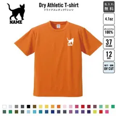 デボンレックス  名入れ ドライTシャツ 半袖ドライシャツ お名前入り 練習着 レディース メンズ ウェア トップス 運動着 スポーツウェア ジョギング 吸汗速乾 チームTシャツ クラスTシャツ UVカット ピクトグラム 猫　ネコ　ねこ　キャット　ペット
