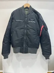 美中古 アルファ TA0457-001 MA-1 AIRCREW PATCH フライト ジャケット Mサイズ ALPHA  アメカジ アウター 【T1545-001】◆ 217