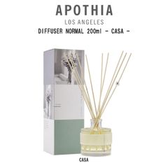 APOTHIA(アポーシア)ディフューザー カーサ フレグランス アロマ カサブランカ リリー インテリア 人気 ギフト プレゼント DIFFUSER NORMAL 200ml "CASA"