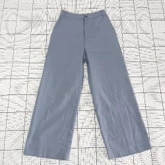 ◇ ⊇ SLOBE IENA スローブ イエナ ウール混 ワイドパンツ サイズ36 ブルー系 レディース E  【1508260062312】