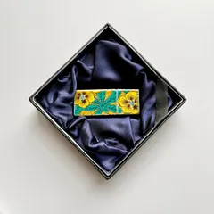 【九谷焼】色絵USBメモリ『吉田屋風  葵』　⭐︎アーカイブ品⭐︎