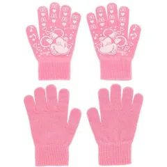 [LDZN-377]ミニーマウス ハピネスラブ 軍手 グンテ 子供 入園　入学　丸眞