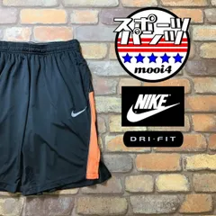 SP1-175★USA古着★美品★ドライフィット 吸湿速乾★【NIKE ナイキ】グレー×サーモンピンク DRI-FIT ハーフパンツ【メンズ L】メッシュ切替 ランニング スポーツ US古着 ストリート