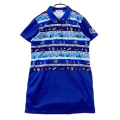 サイズ：M LE COQ GOLF ルコックゴルフ  裏メッシュ 2way ジップジャケット  ブルー系 [240101432693] ゴルフウェア メンズ ストスト サイズ：M LE COQ GOLF ルコックゴルフ 裏メッシュ 2way ジップ
