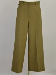 マカフィー MACPHEE トゥモローランド フレア/ワイドパンツ 34サイズ カーキ レディース j_p F-M13307